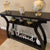 Modern Entry Display Curved Console Table